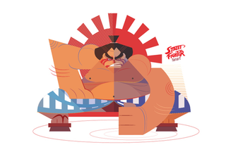 Illustration for article titled Stylized Street Fighter Illustrations
